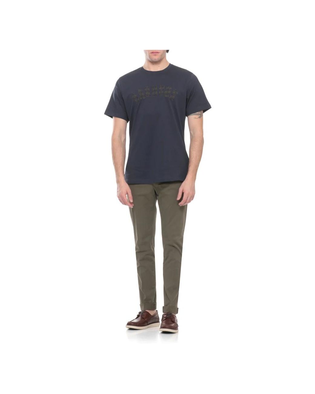 Barbour Blue T-Shirts for men