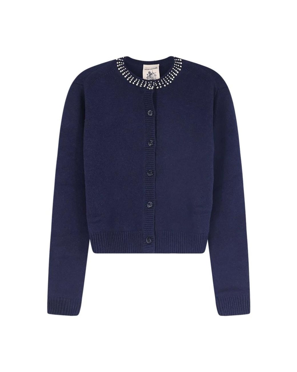 Cardigans Semicouture en coloris Blue