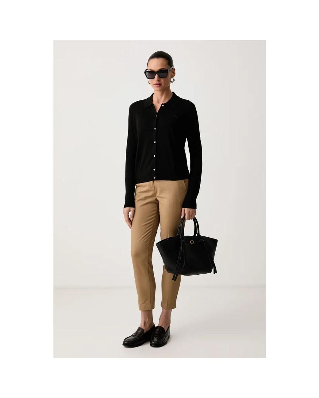 Cardigans Lacoste de color Black