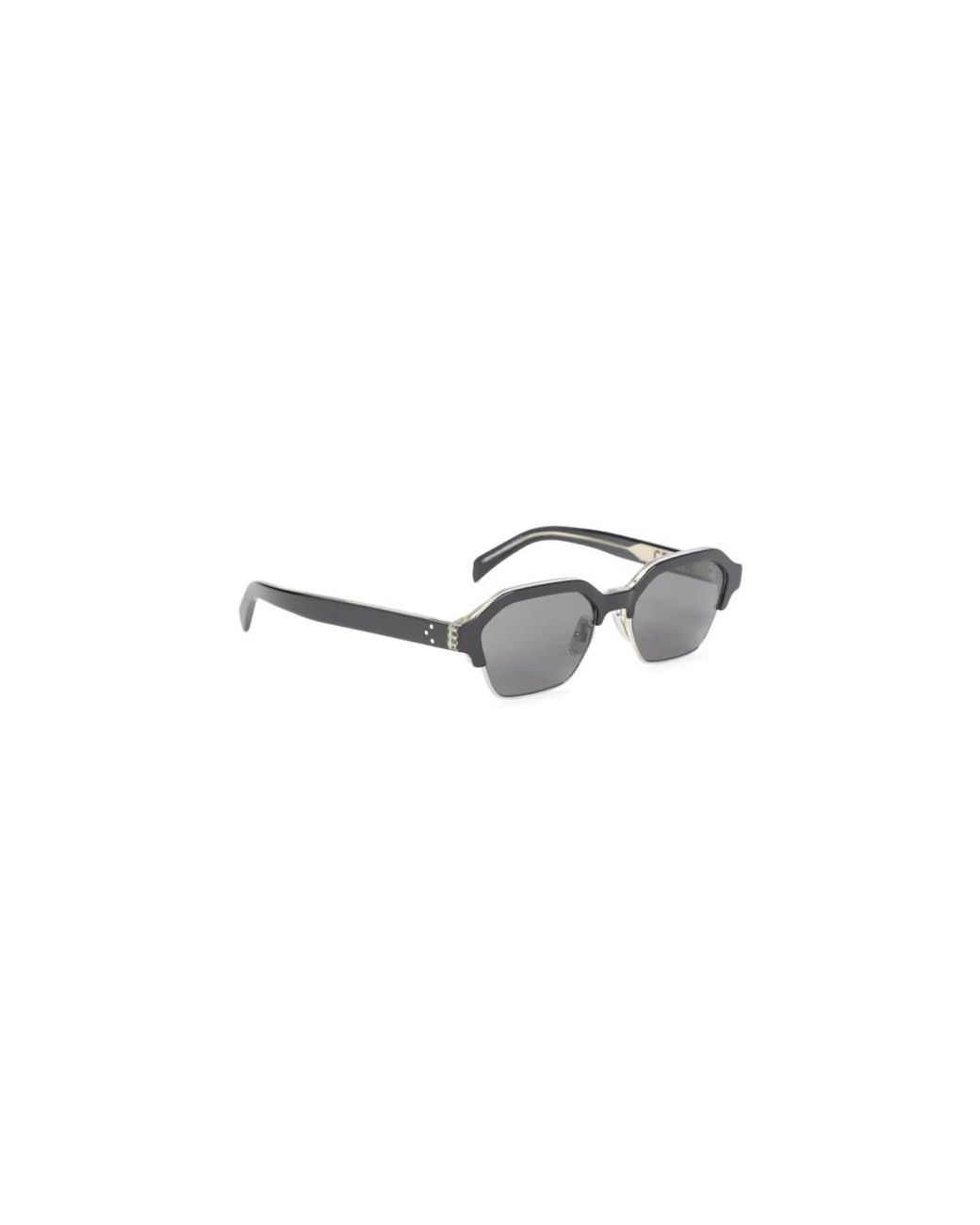 Céline White Frame 63 Sunglasses for men