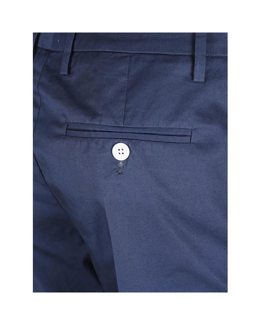 True Royal Blue Slim-Fit Trousers