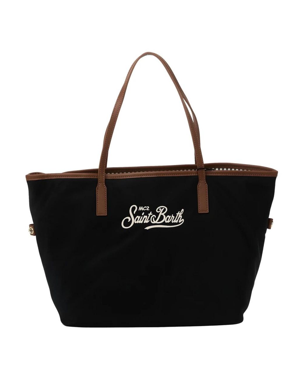 Mc2 Saint Barth Black Shopping Bags
