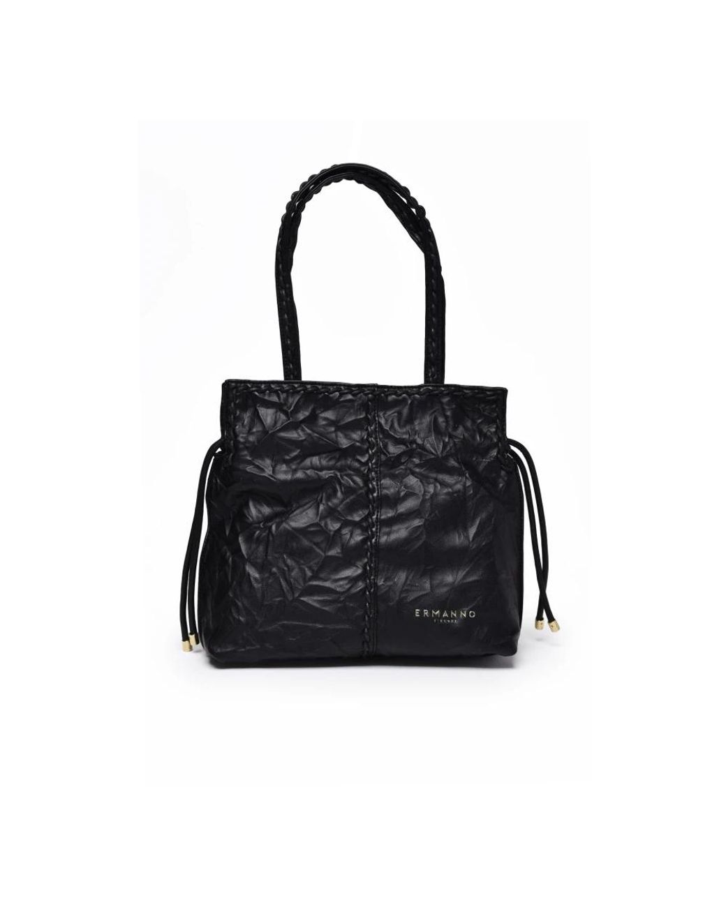 Ermanno Scervino Black Bucket Bags