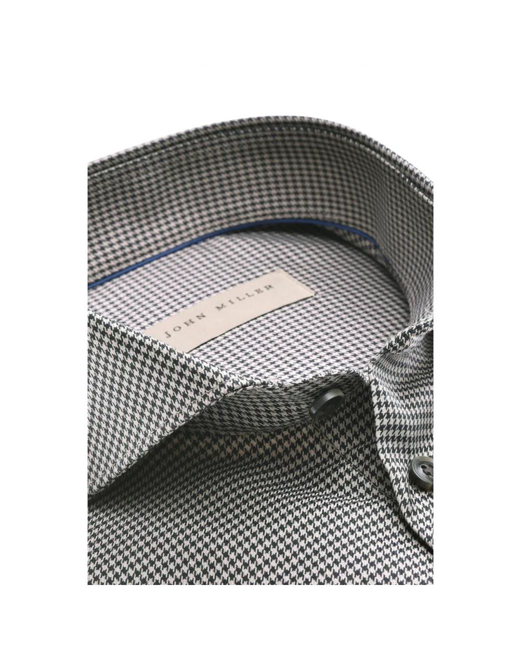 John Miller Gray Casual Shirts for men