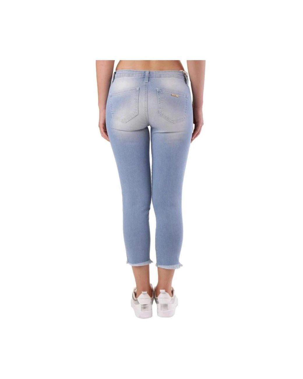 Met Blue Cropped Jeans