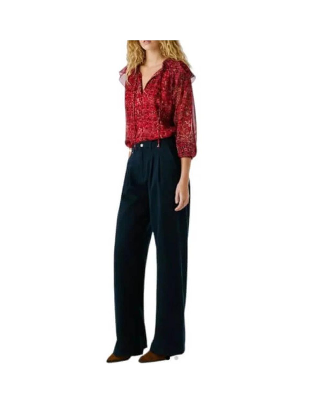 Pepe Jeans Blue Straight Trousers