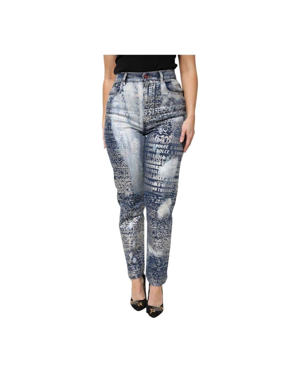Dolce & Gabbana Blue Slim Fit Jeans