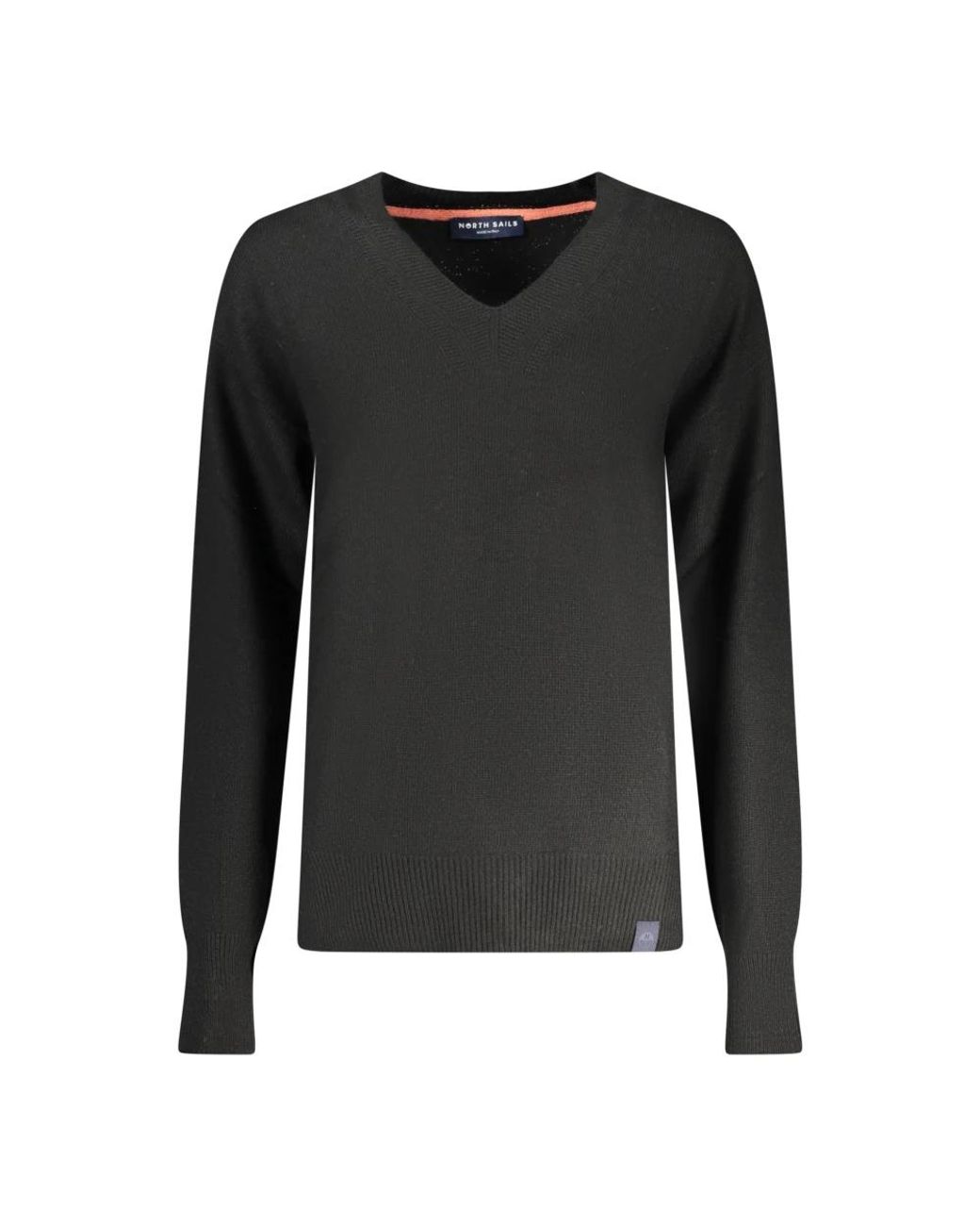 North Sails Black V-Neck Knitwear