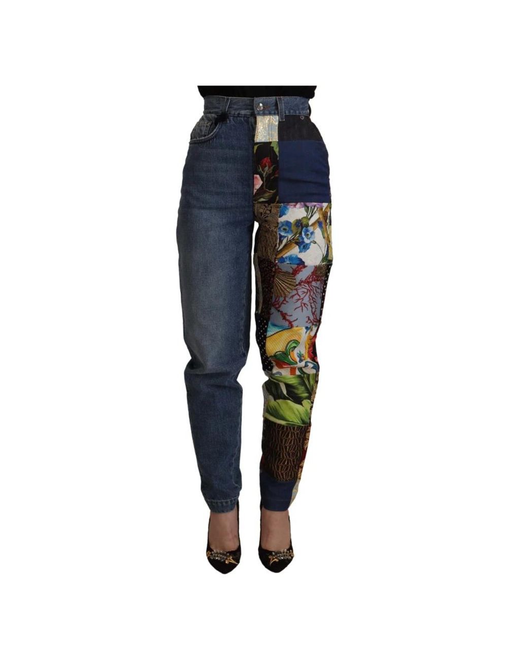 Dolce & Gabbana Blue Loose Fit Jeans