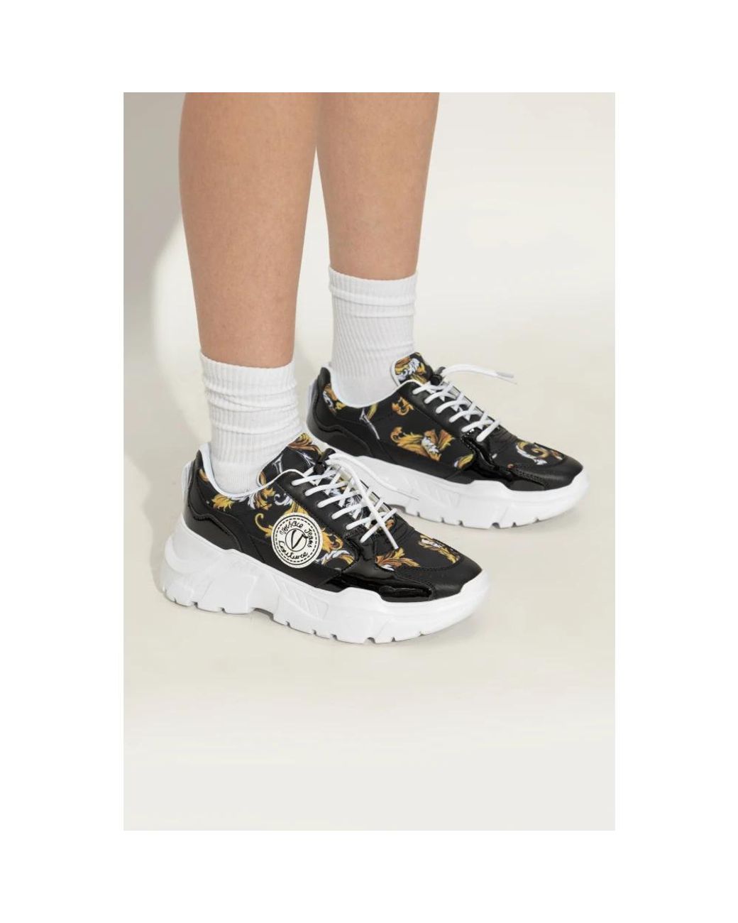 Versace Jeans Couture Black Sneakers