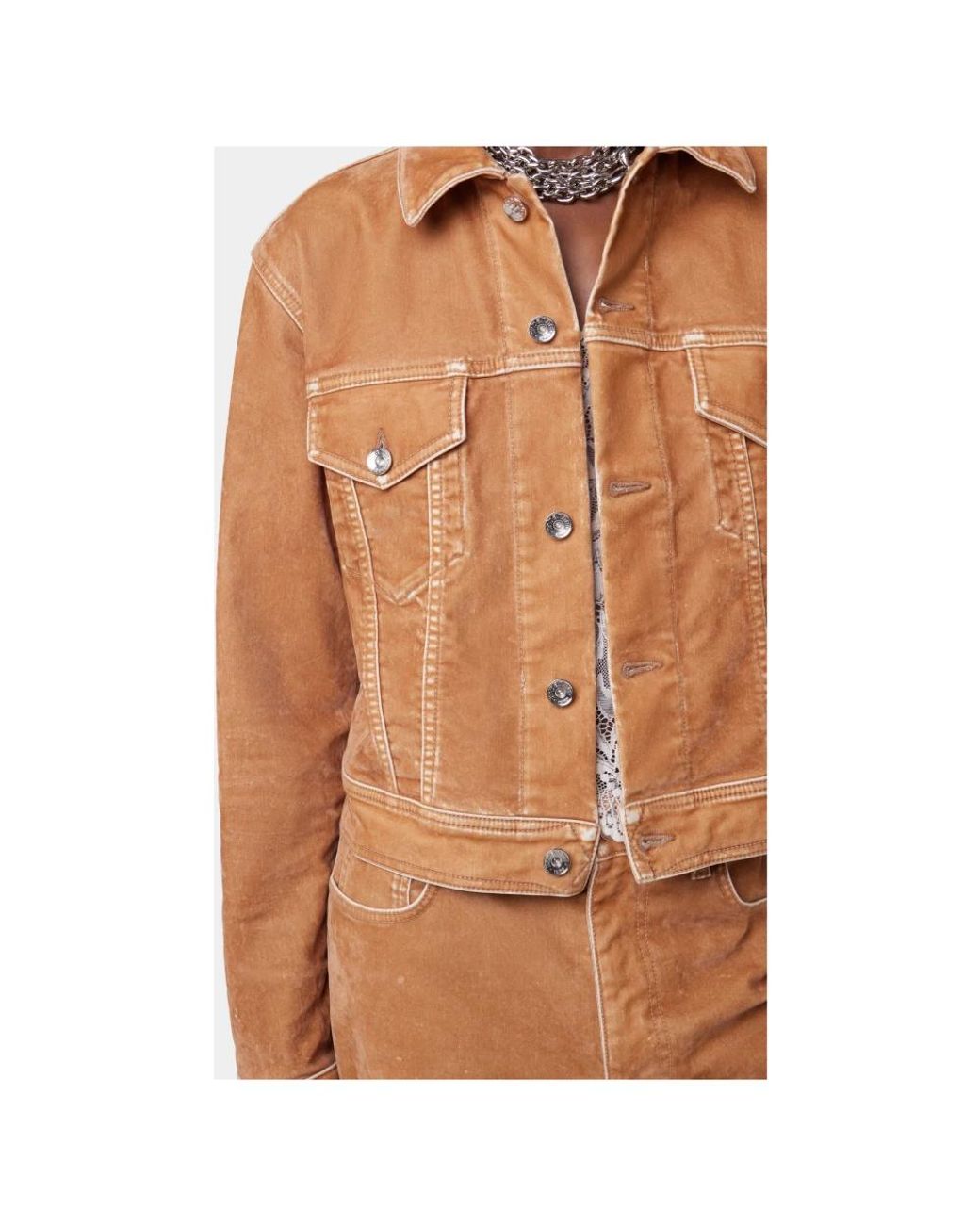 Denim Jackets Rabanne de color Brown