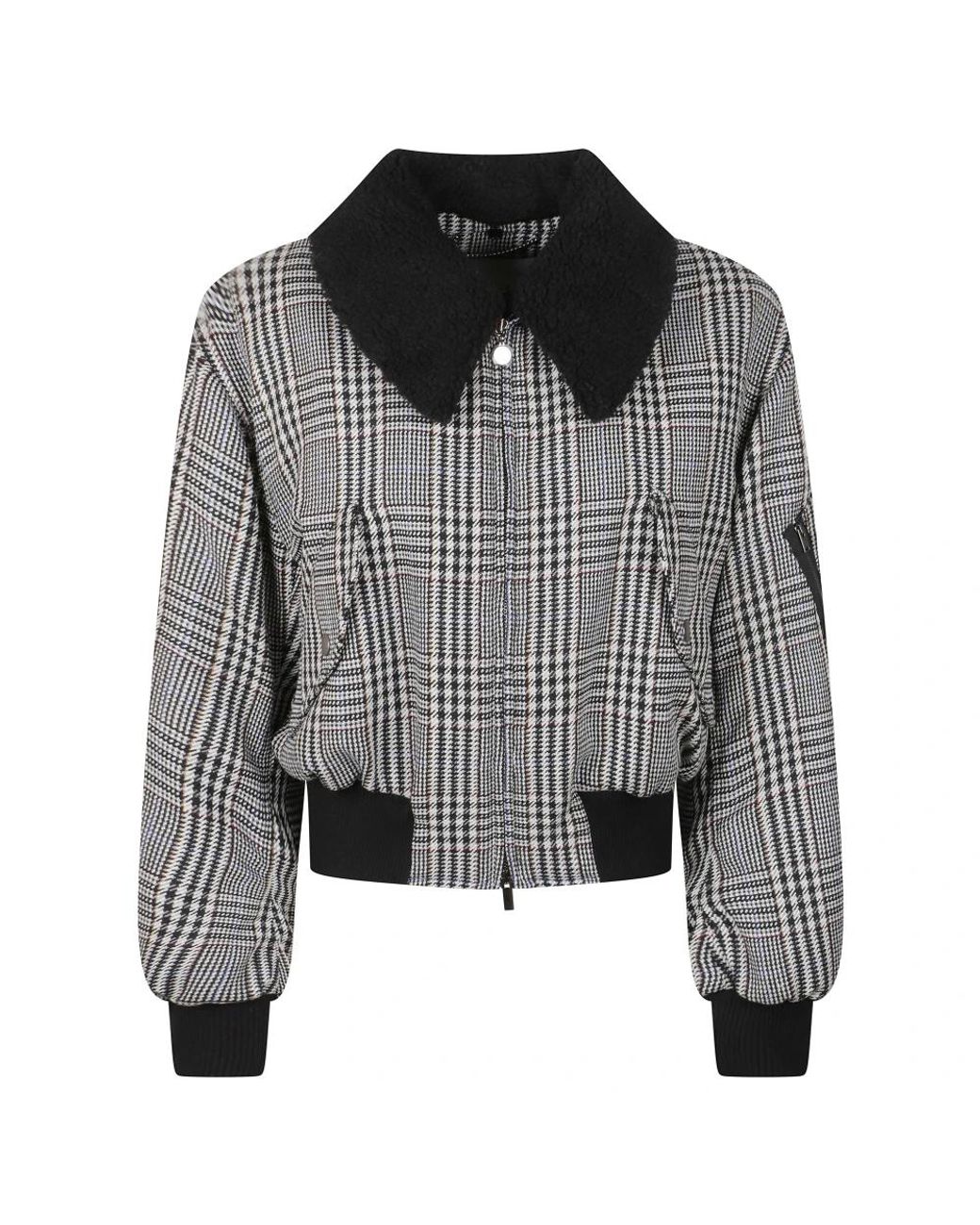 Stella McCartney Gray Bomber Jackets