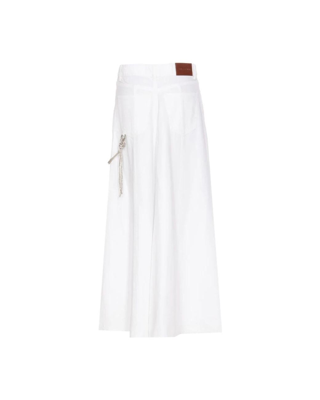 Pinko White Maxi Skirts