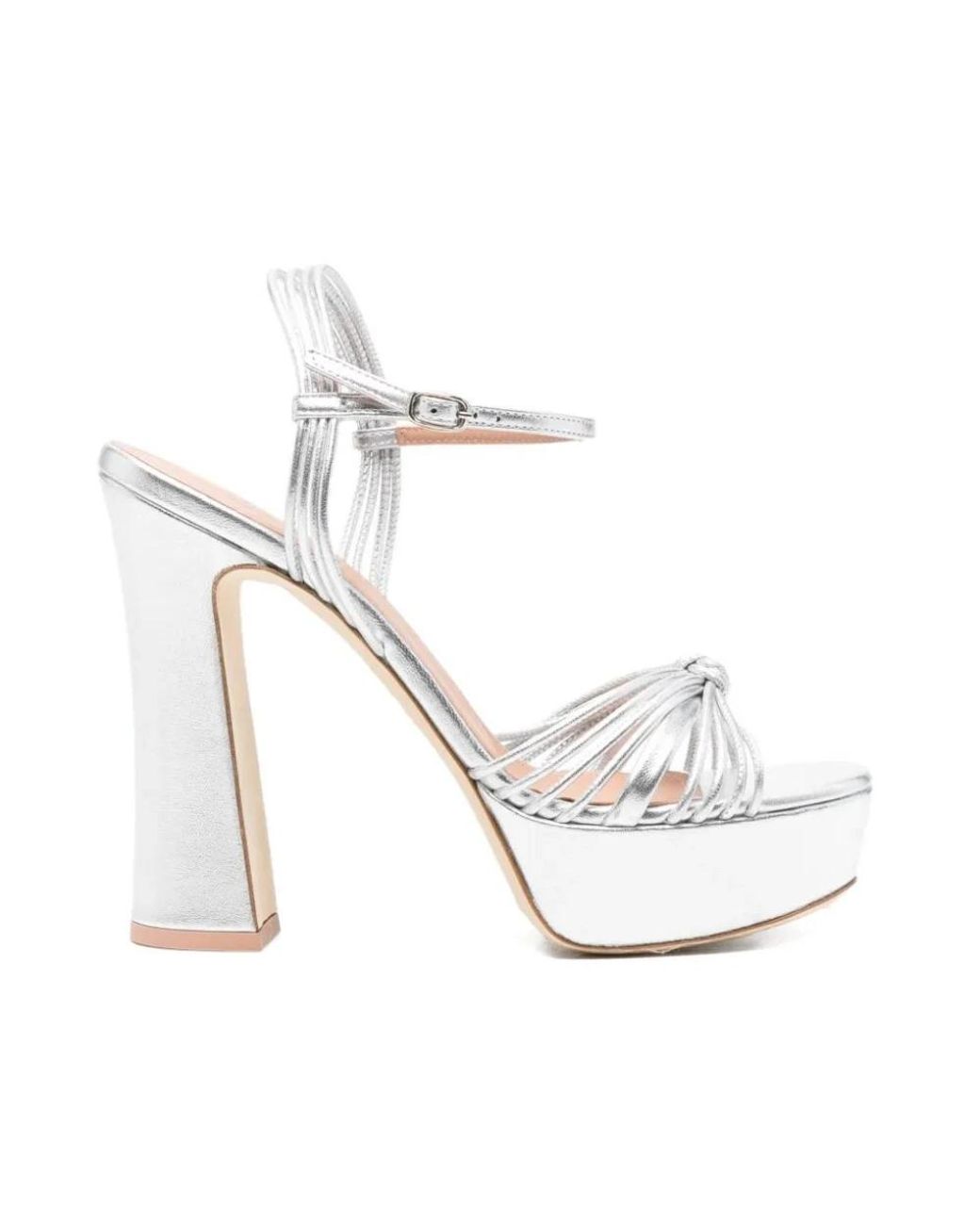 Malone Souliers White High Heel Sandals