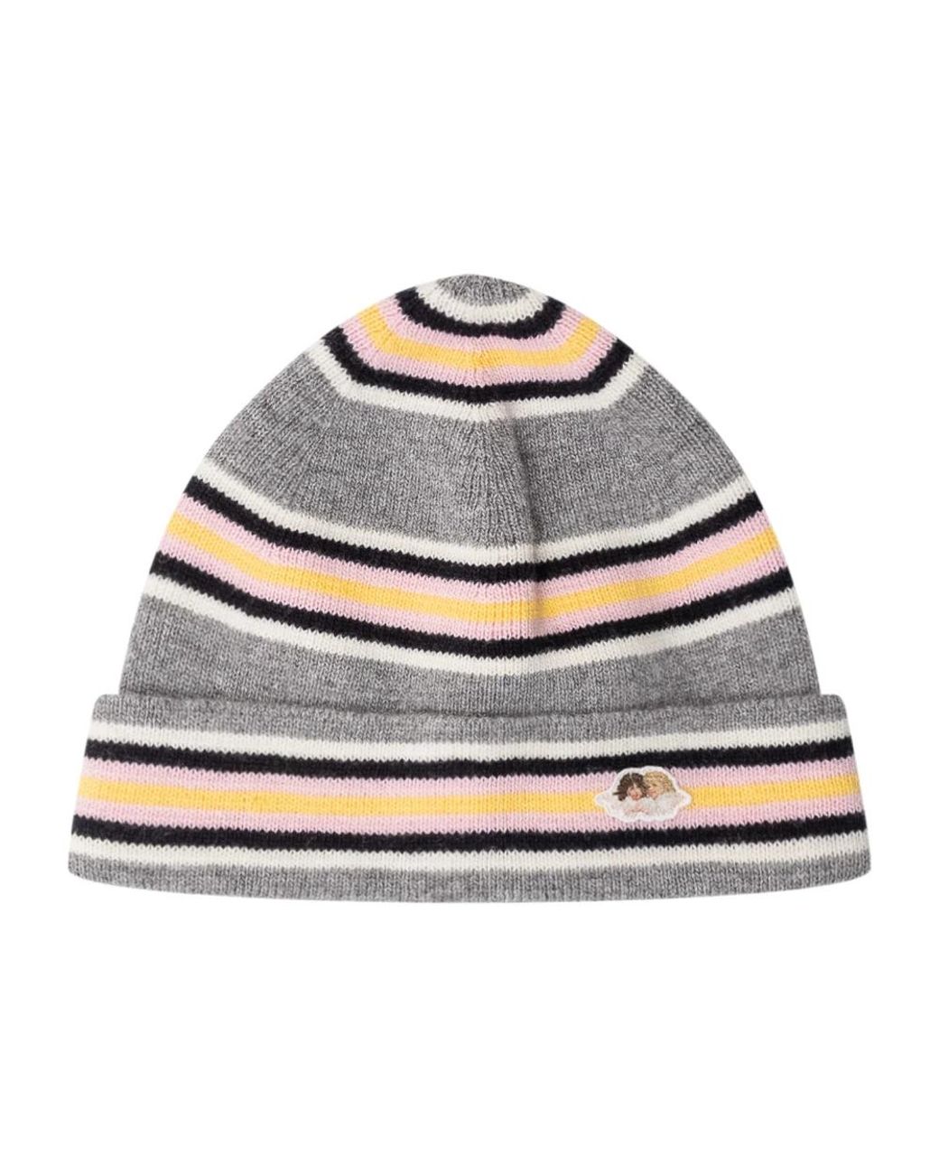 Fiorucci Gray Angels Patch Beanie