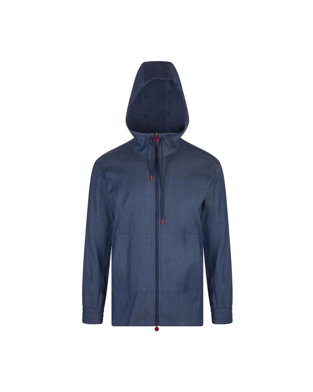Kiton Jassen ,Blauw ,Katoen Light Jacket in het Blue voor heren