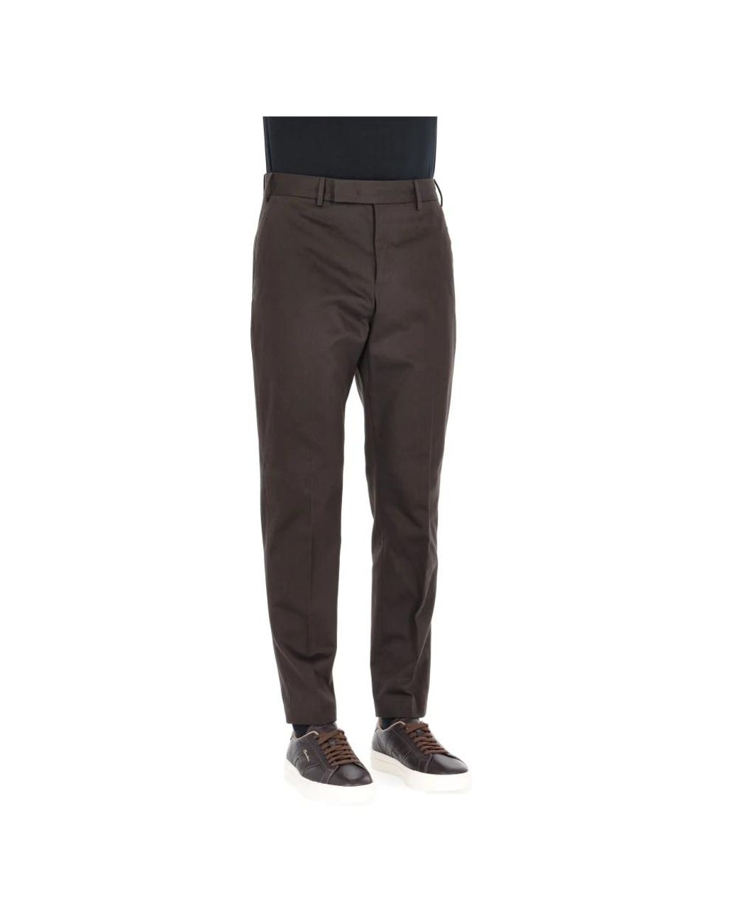 PT Torino Gray Suit Trousers for men