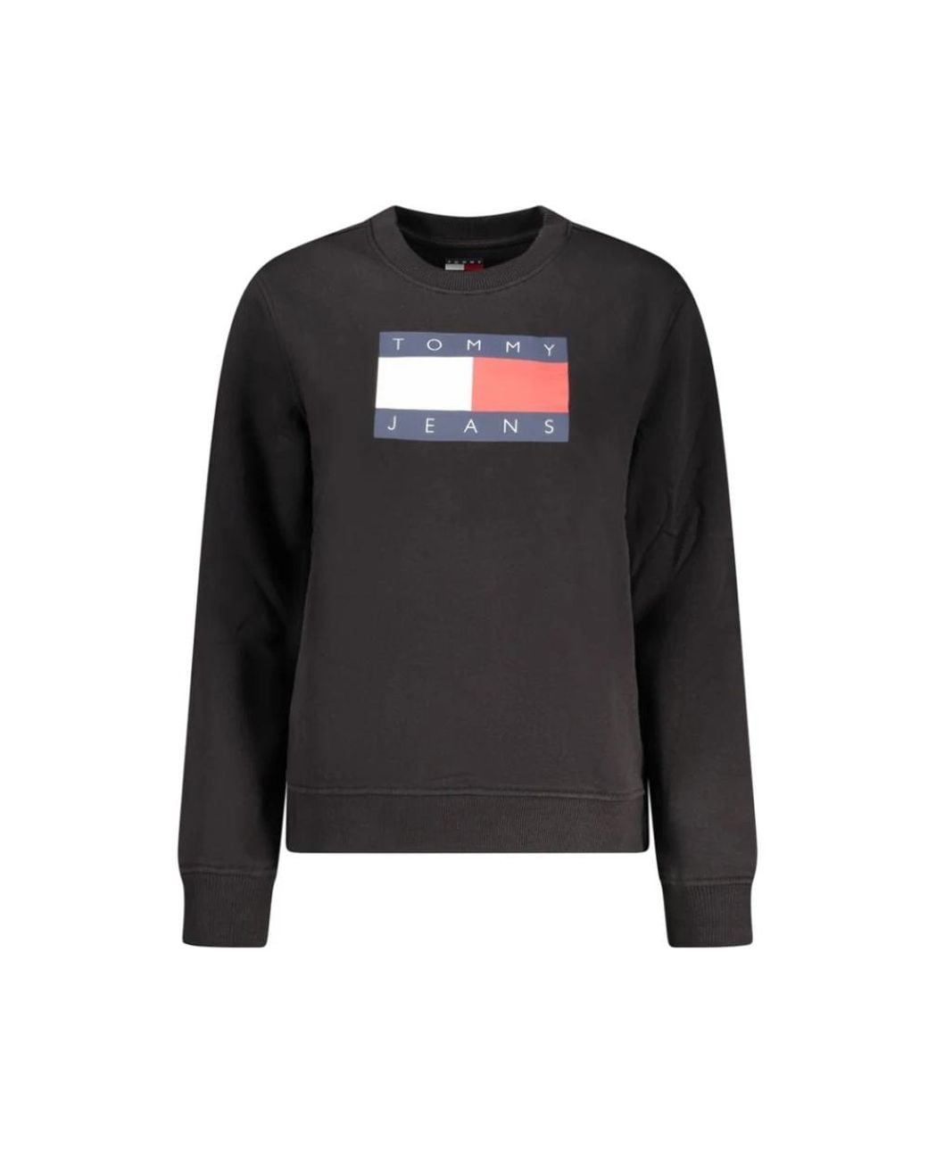 Tommy Hilfiger Black Cotton Sweatshirt
