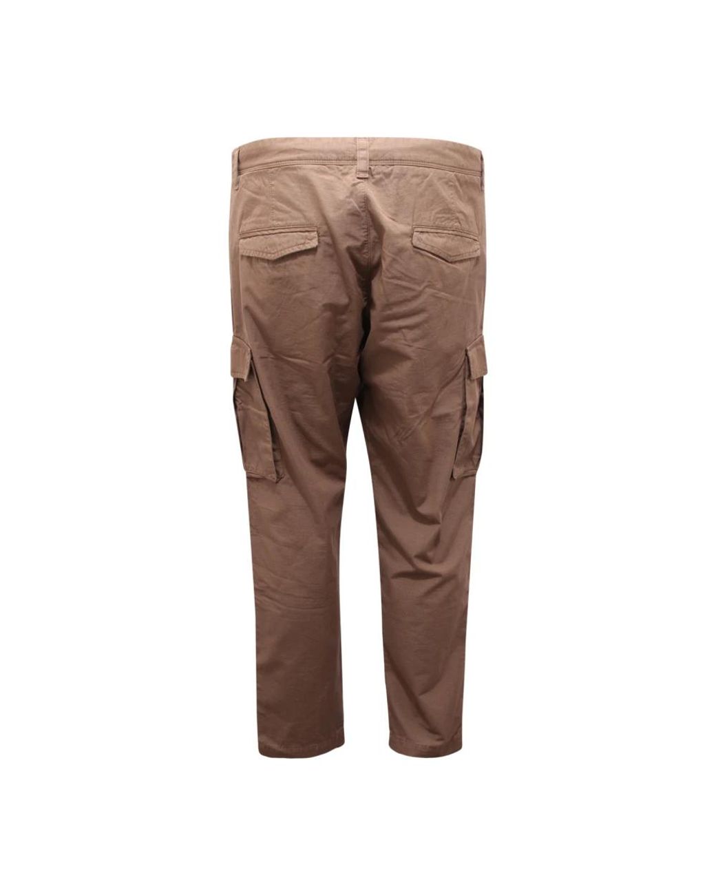 Officina 36 Brown Straight Trousers for men