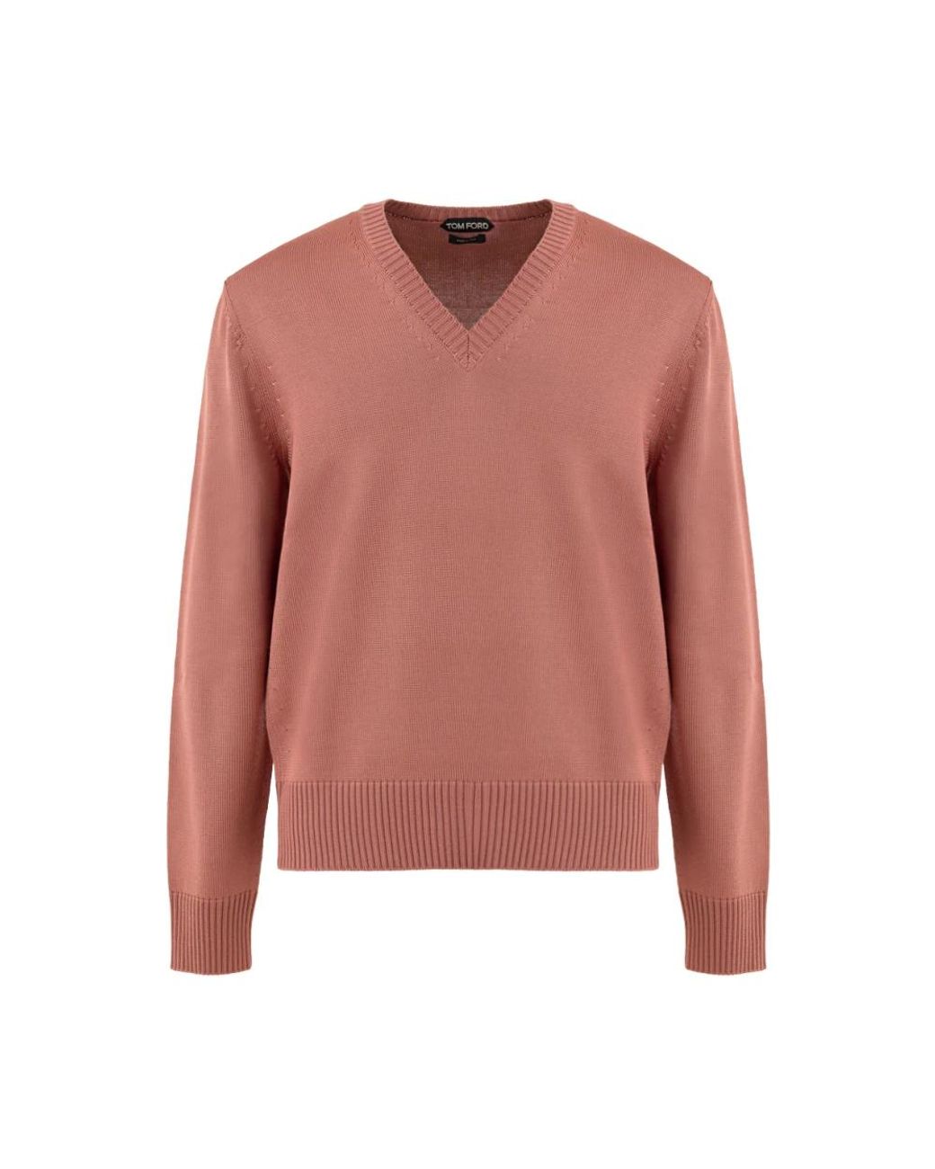 Tom Ford Pink V-Neck Knitwear for men