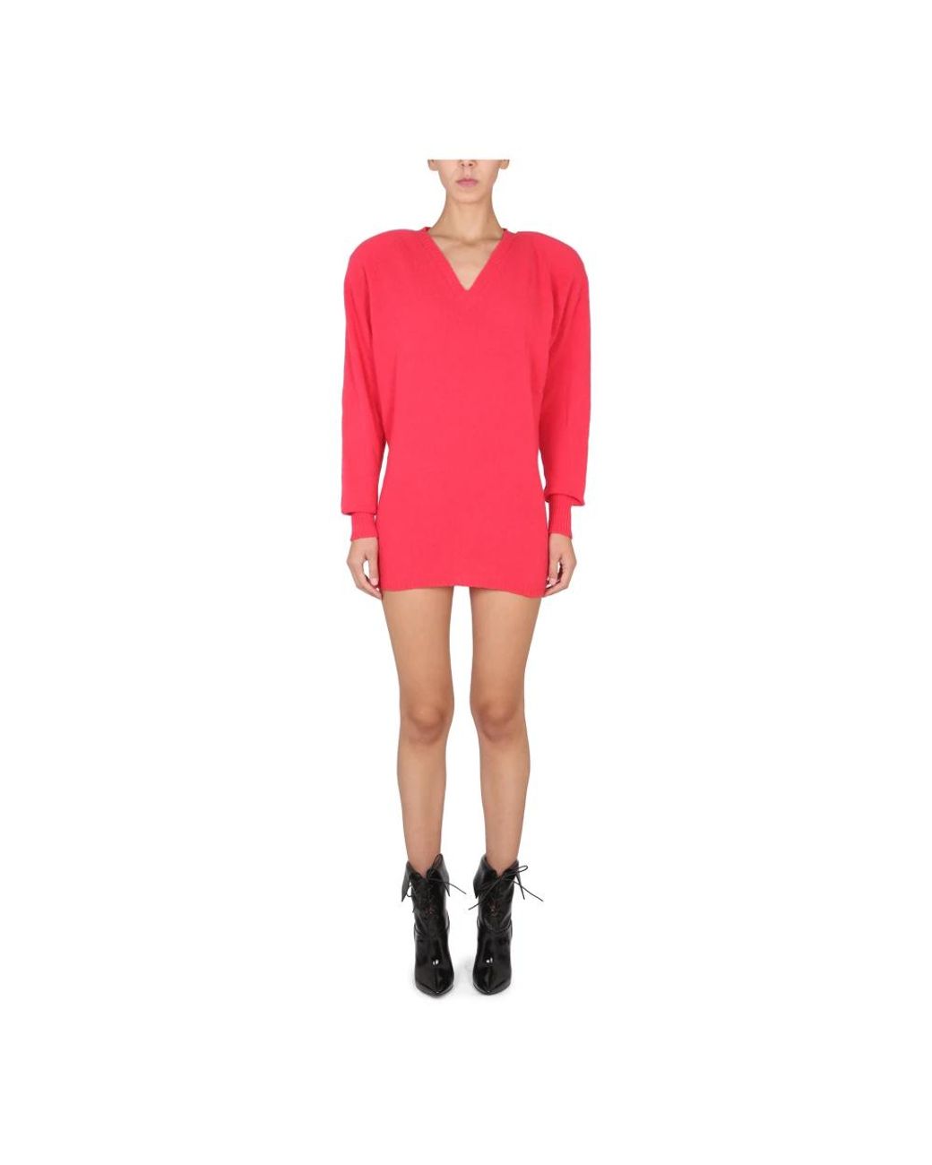 Philosophy Di Lorenzo Serafini Red Knitted Dresses