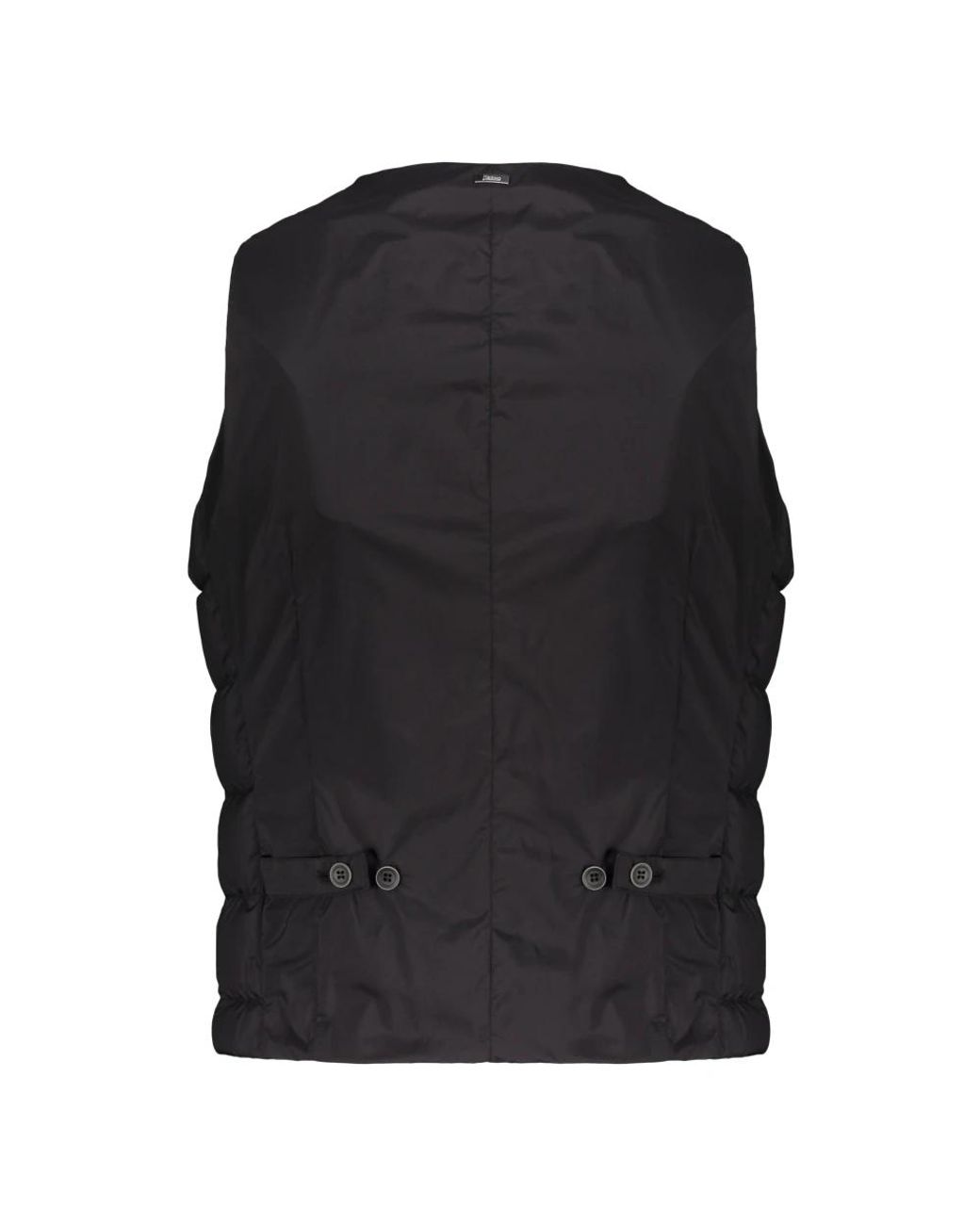 Vests di Herno in Black da Uomo