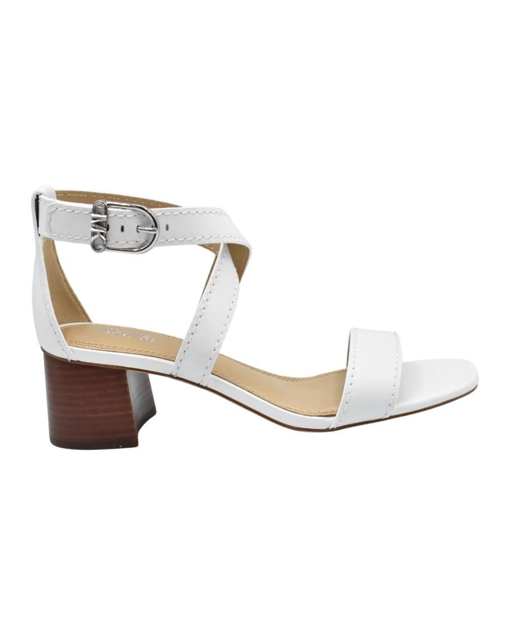 Michael Kors White High Heel Sandals