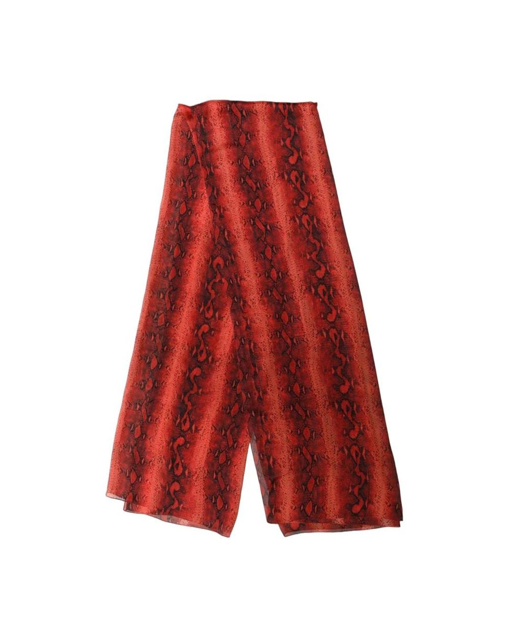 Dolce & Gabbana Red Silk Scarves