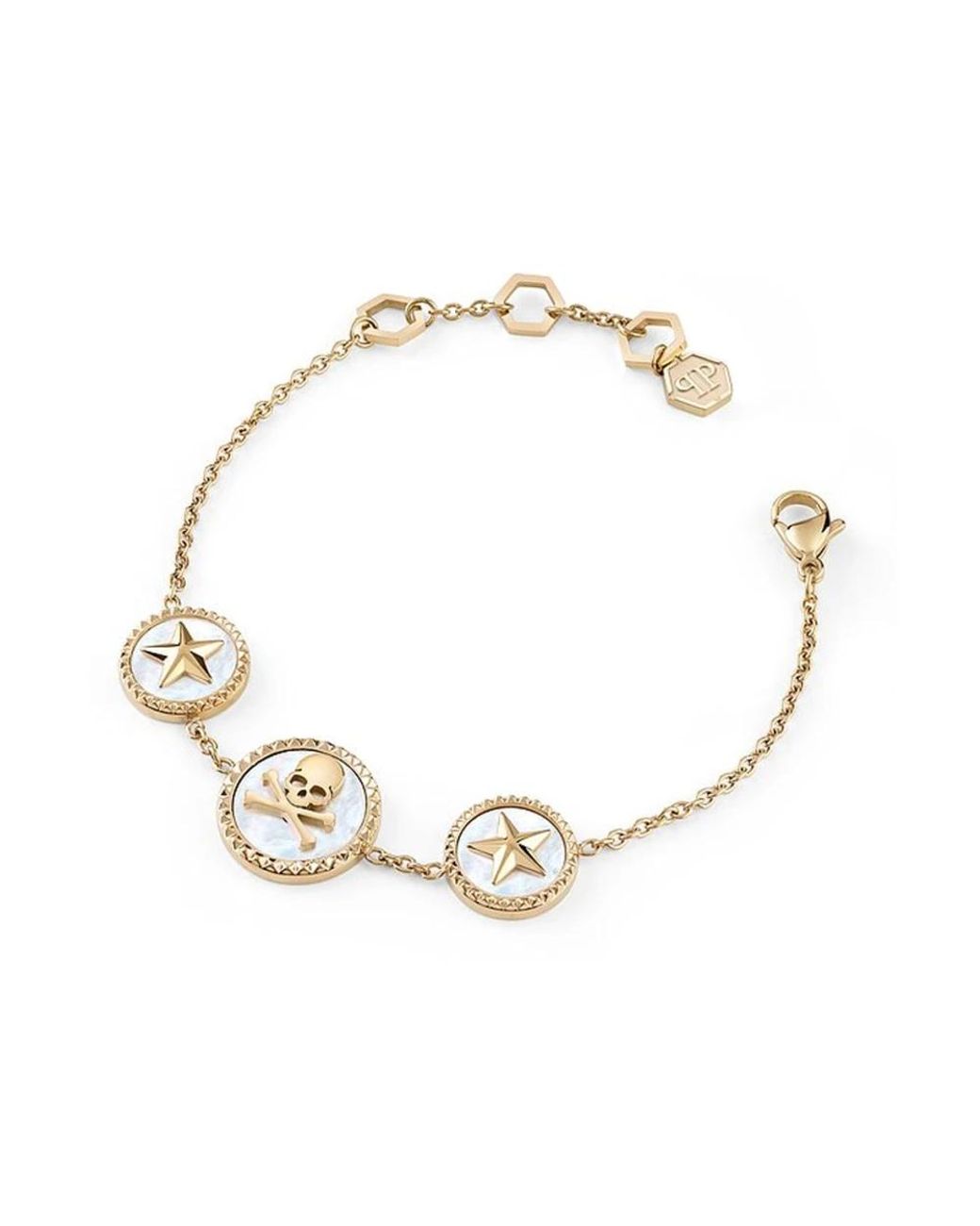Philipp Plein Metallic Bracelets