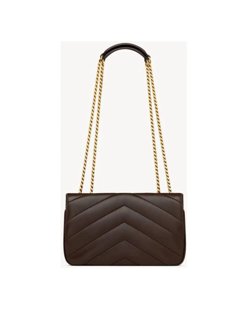 Saint Laurent Brown Shoulder Bags