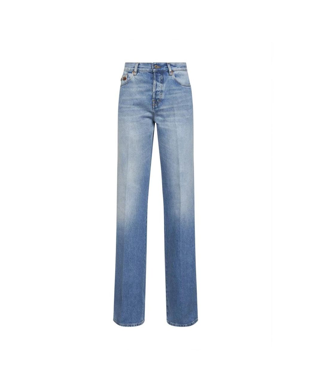 Gucci Blue Straight Jeans