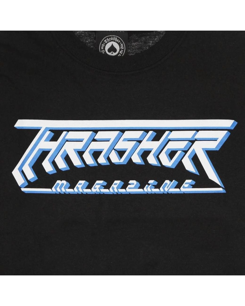 T-Shirts Thrasher de hombre de color Black
