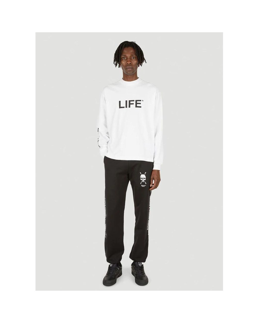 Death Cigarettes Black Sweatpants for men