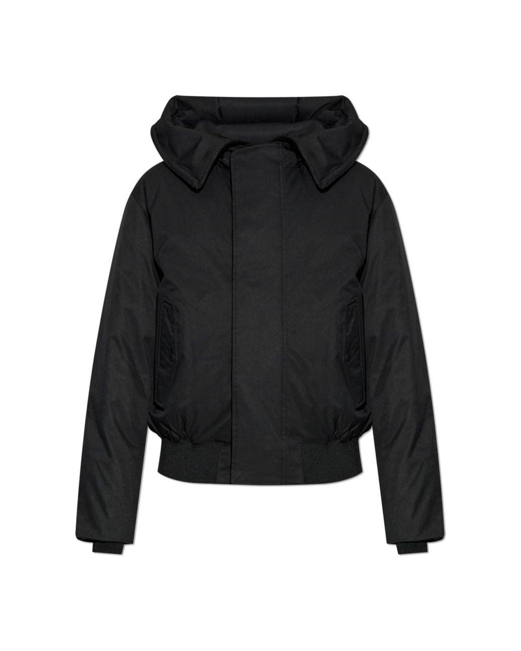 DSquared² Jassen ,Zwart ,Leer Geïsoleerde Jas in het Black voor heren