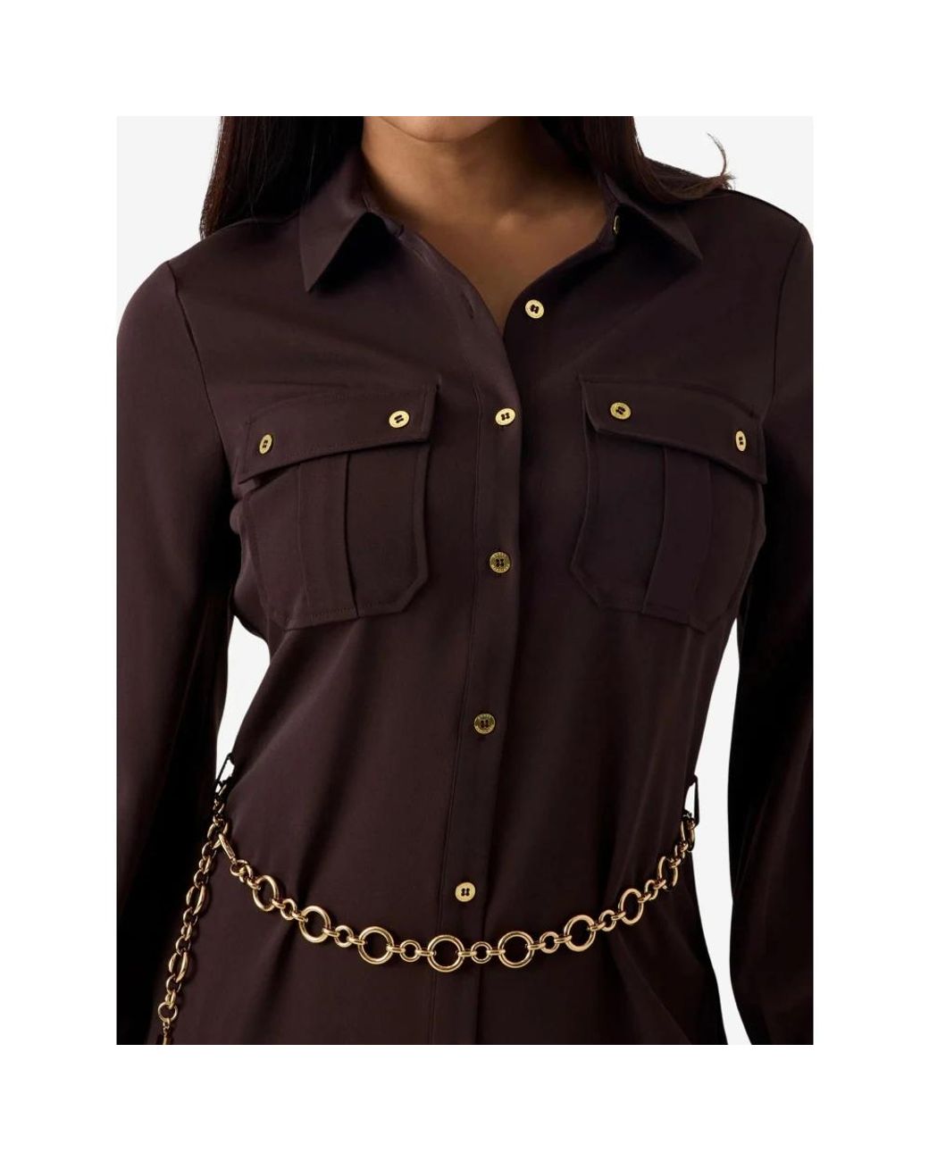 Marciano Black Shirt Dresses