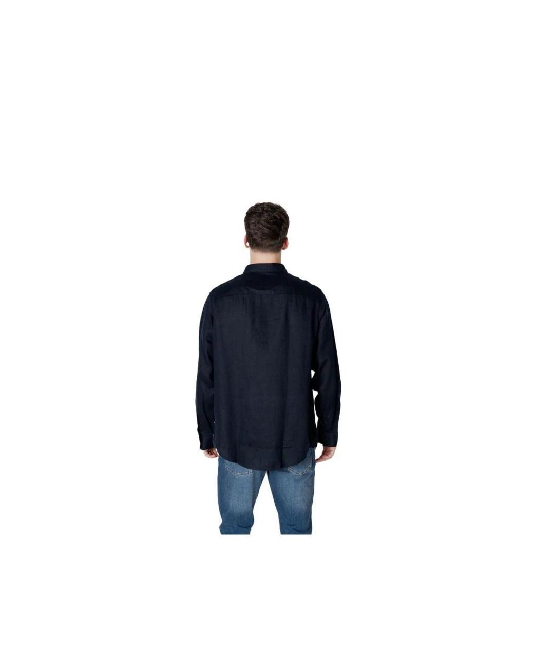 ARMANI EXCHANGE Blue Casual Shirts for men