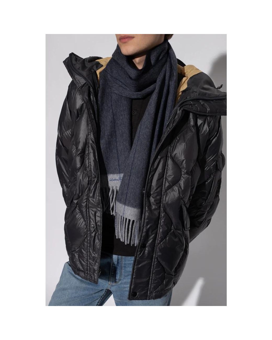 Ferragamo Herringes Scarf in Blue für Herren