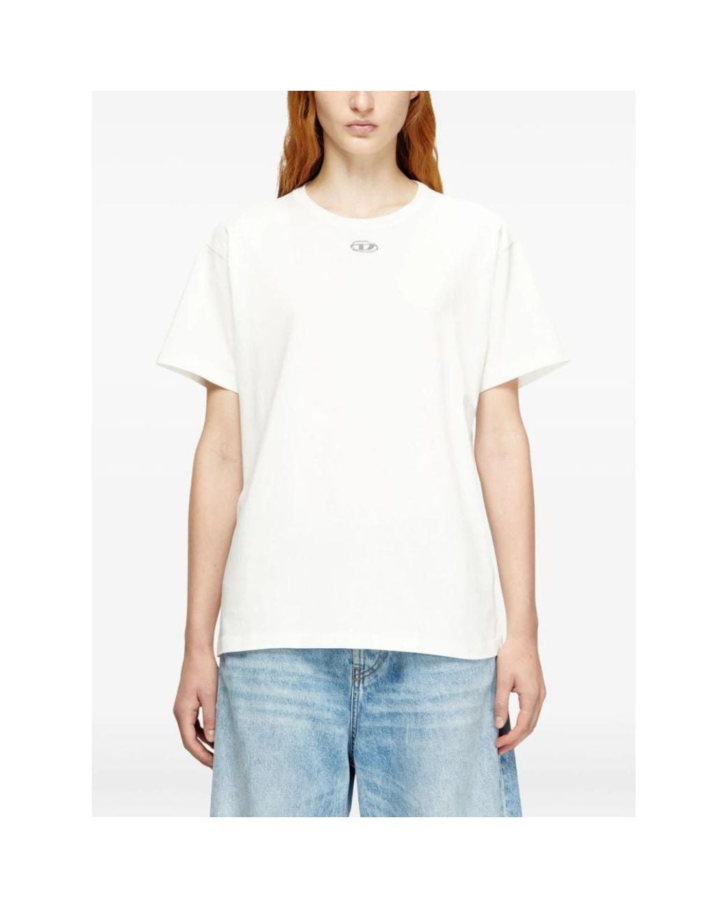 DIESEL White T-Shirts