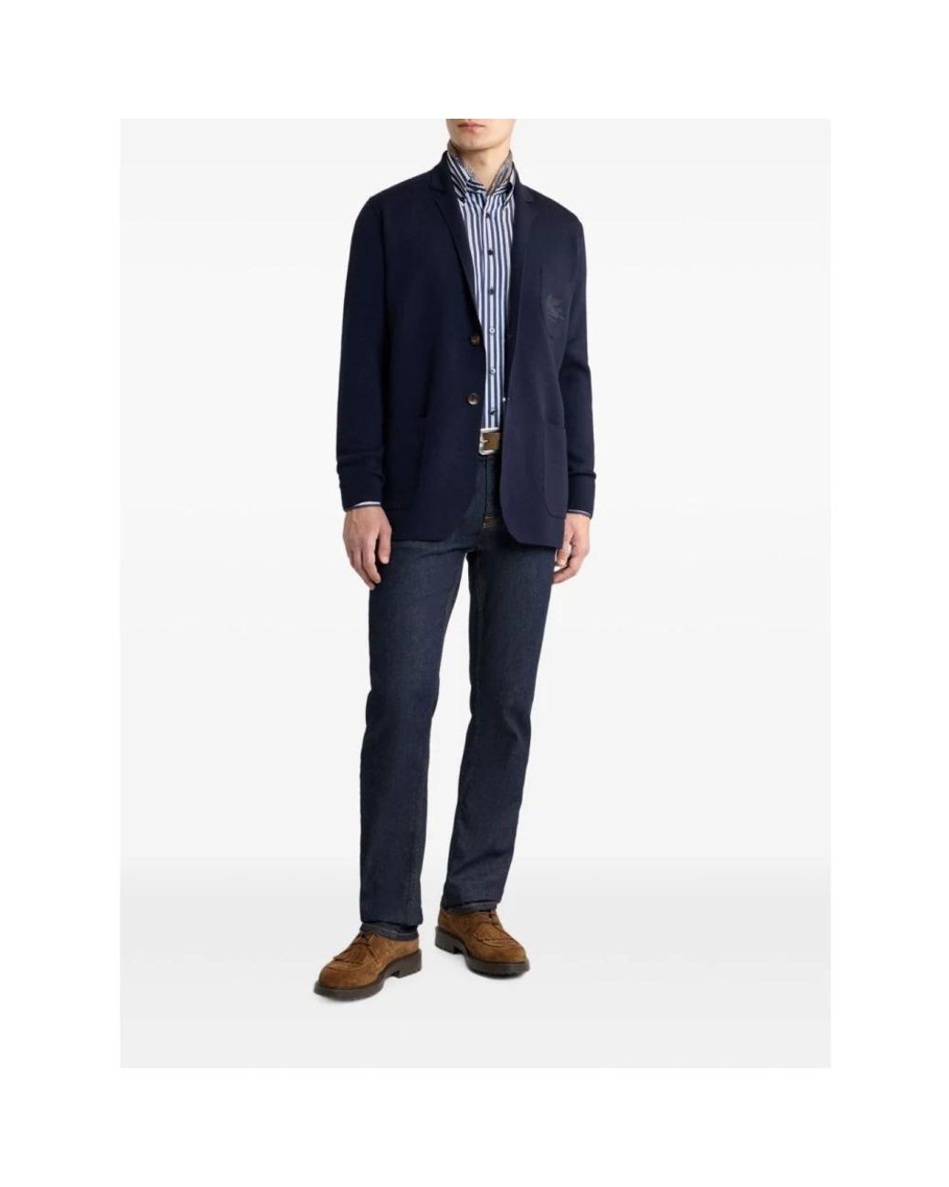 Etro Blue Blazers for men