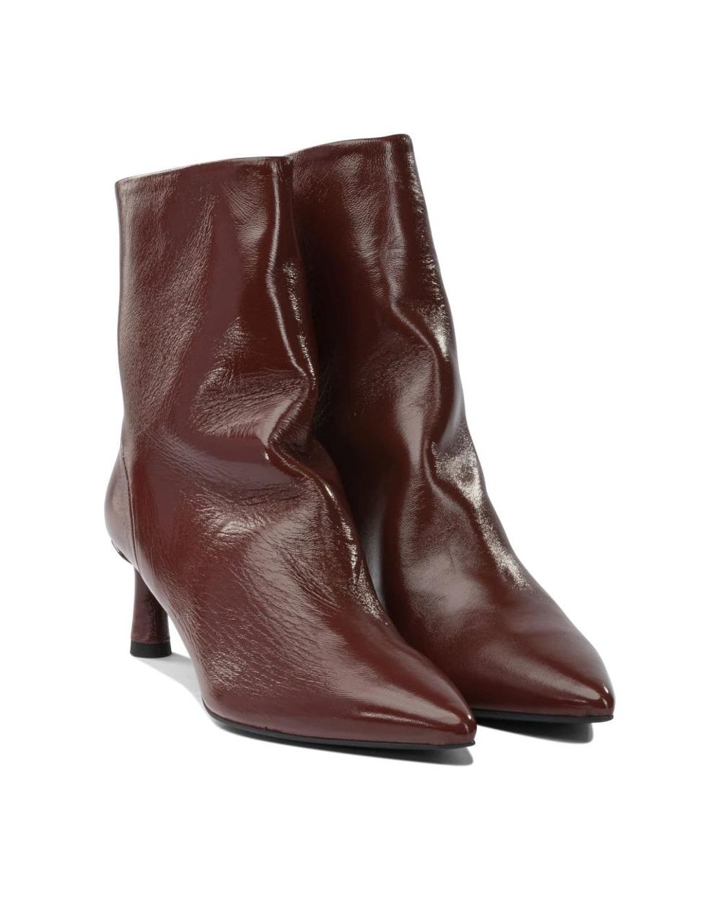 Halmanera Brown Heeled Boots