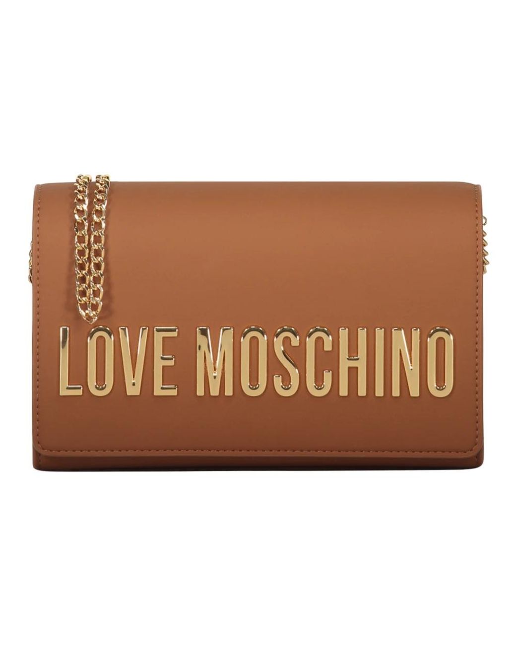 Love Moschino Brown Cross Body Bags