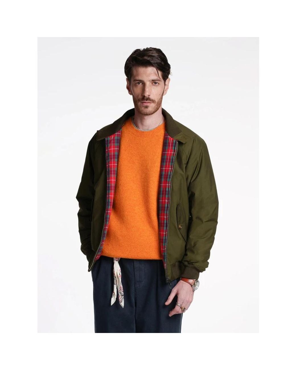 Bomber Jackets Baracuta de hombre de color Green