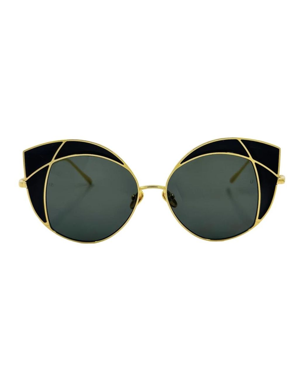 Linda Farrow Black Sunglasses