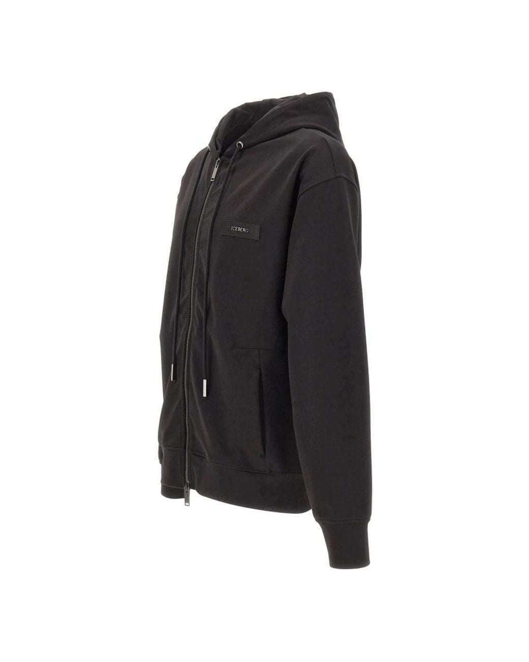 Iceberg Black Zip-Throughs for men