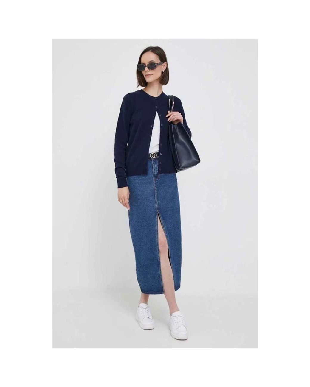 Cardigans Benetton en coloris Blue