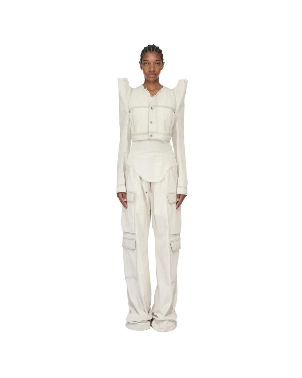 Wide Trousers Rick Owens de color Natural