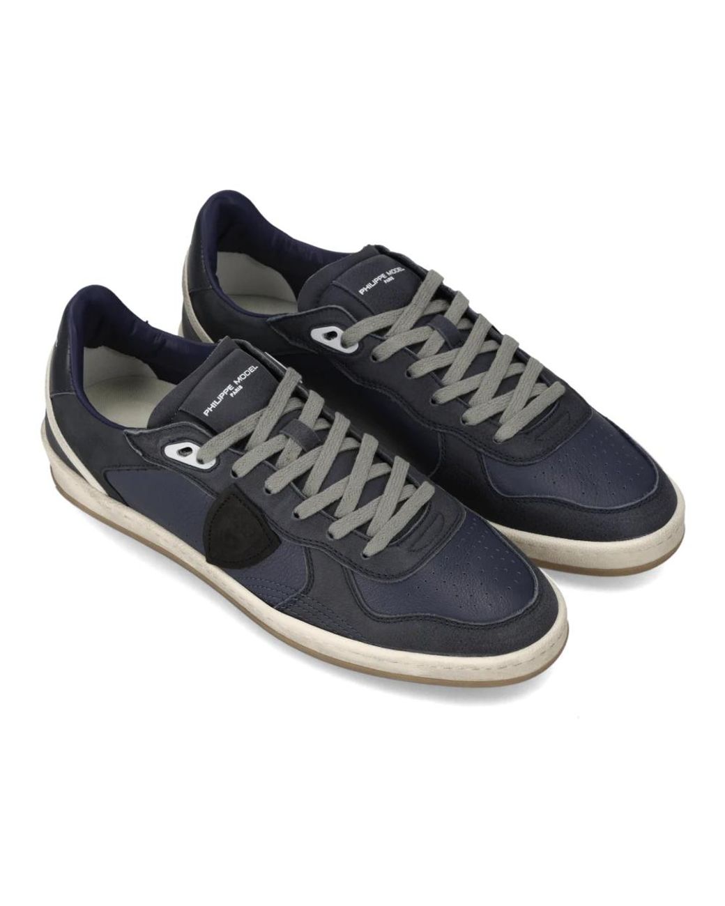 Philippe Model Blue Sneakers for men