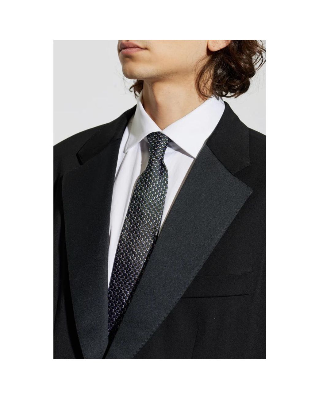 Ties di Ferragamo in Black da Uomo