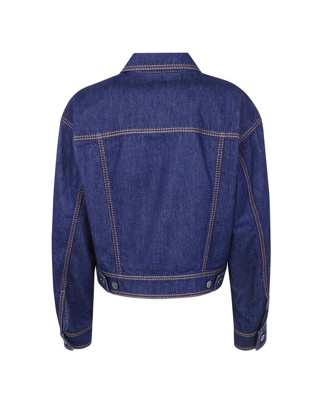 Denim Jackets Versace de color Blue