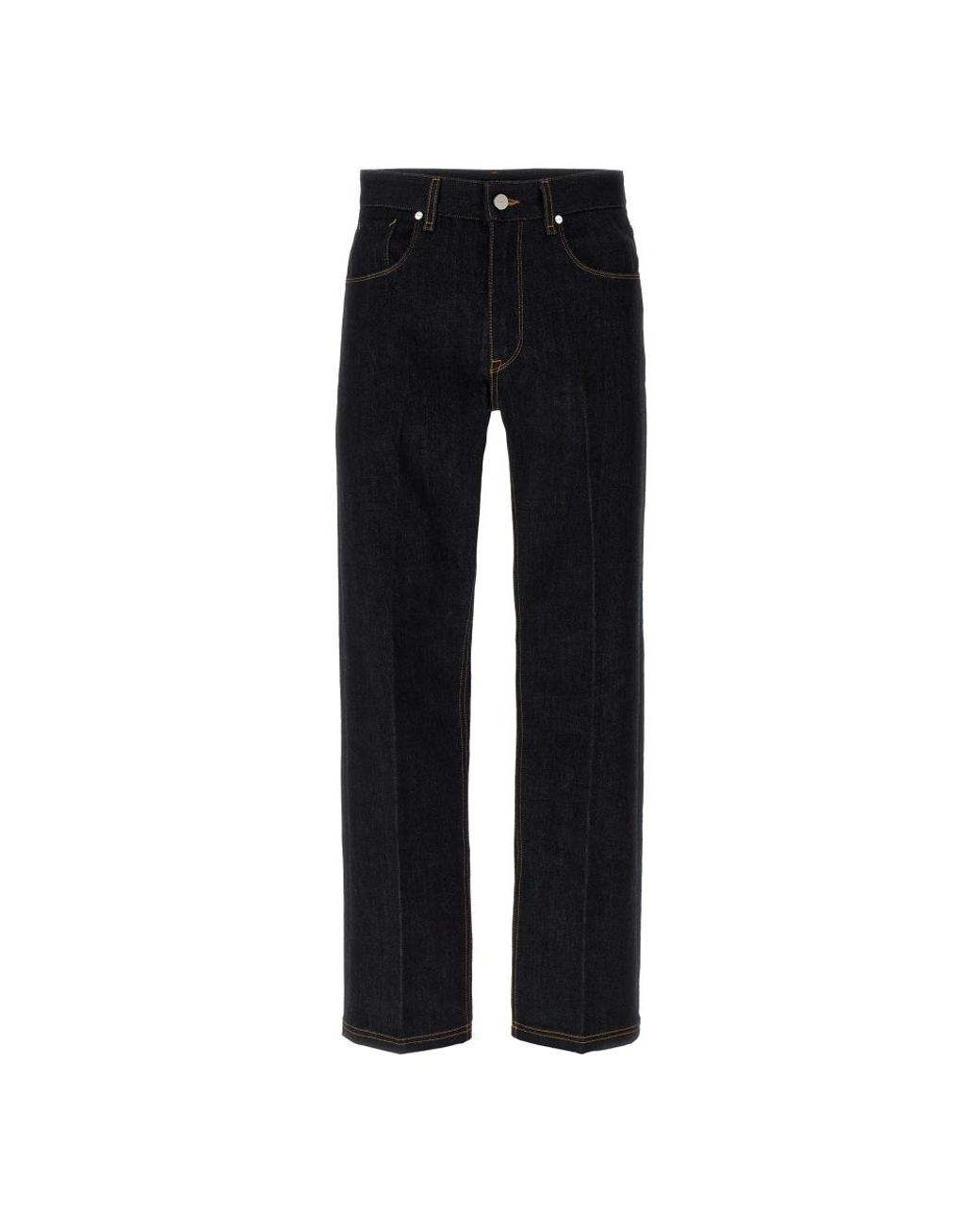 Fendi Black Straight Fit Jeans for men